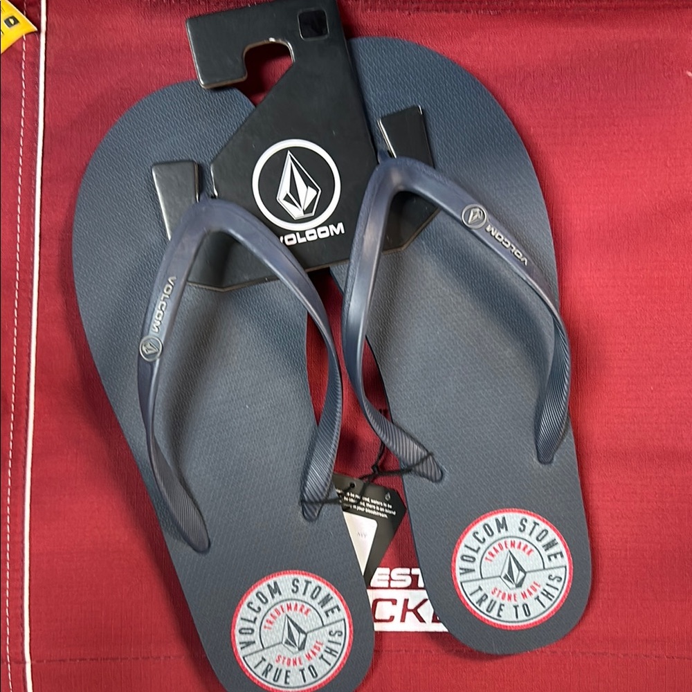 VOLCOM Men's Rocker Sandal Size 14 In Navy